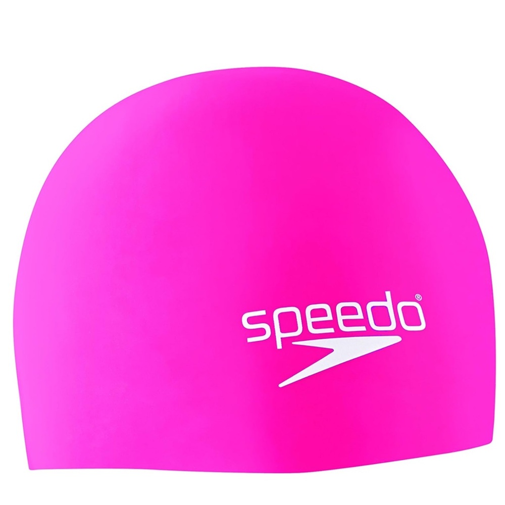 NIB Speedo Elastomeric Swim Cap in fuchsia pink